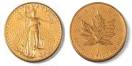 American Gold Eagles - Canadian Maple Leaf Click Here!