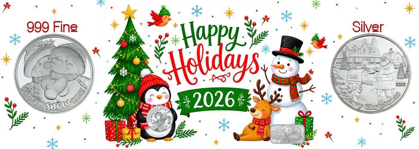 Holiday Silver Coins and Bars 2026
