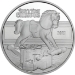 2025 Baby's First Christmas Rocking Horse 1&nbsp;oz Silver Round - X1425