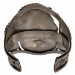 Carved Shell Warrior Cuff Silver Bracelet Francisco Gomez - FGBR1032