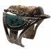 Carved Shell Warrior Cuff Silver Bracelet Francisco Gomez - FGBR1032