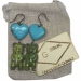 Bear and Heart Dangle Earrings Francisco Gomez - FGE7001