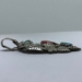 Francisco Gomez - Sterling Silver Snake and Turquoise Pendant - FGP3005