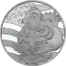 2025 Patriotic Santa Claus  1&nbsp;oz Silver Round - X0725