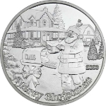 2026 Mail for Santa Claus 1&nbsp;oz Silver Round silver, rounds, silver coins, silver bullion, santa claus, merry christmas, holiday greetings, christmas silver, medallion, 1 oz silver, 999 silver, christmas, silver, fine silver coins, holiday