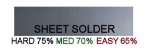 Silver Sheet Solder  (per ounce) Solder, Hard, Easy, Super, Medium, Silversmithing, Supplies, Sterling, Wire, Round, 925, Jewelry, Metals, Metalsmithing 