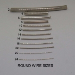 ROUND - Sterling Silver 925 Wire  (per ounce) Silversmithing, Supplies, Sterling, Wire, Round, 925, Jewelry, Metals, Metalsmithing 