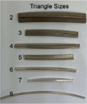 Triangle Sterling Silver 925 Wire  (per ounce) Square, Silversmithing, Supplies, Sterling, Wire, Round, 925, Jewelry, Metals, Metalsmithing 